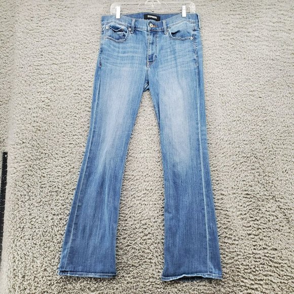 Express Denim - Express Stretch Boot Mid Rise Jeans Women's 10 R